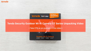 Tenda CT3 2MP 1080P Full Color Outdoor Security Wifi Camera | Wireless CCTV | Weather Proof