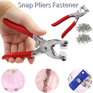 DIY Craft Supplies Metal Press Button Fixing Tool Snap Button Pliers Fastener Sewing Craft Kit Clothing Leather Sewing