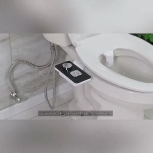 Sincecu Non-Electric Bidet Attachment – Dual Nozzle Adjustable Water Pressure | No Electricity Needed!