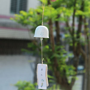 GUANGMANZHI | Creative Ceramic Cherry Blossom Japanese Style Wind Chimes