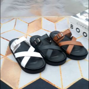 JANITRA OFFICIAL SHOP / Anna Sandal Wanita Model Puyuh Kokop Silang Gesper Size 36-43