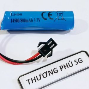 Pin sạc 14500 cho đồ chơi điều khiển đèn sạc quạt sạc.. / Pin Lithium ion 14500 (3.7V - 800mAh)