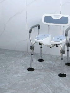 Elderly U Shape Shower Chair Non-Slip Feet suit Disabled Seniors bathroom Heavy Duty Shower Chair Rust-proof aluminum alloy shower chair shower chair bathroom toilet shower chair stool