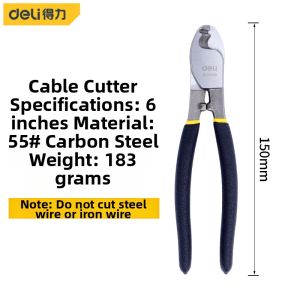 deli | Manual Wire Cutting Tool 6 8 10 Inches