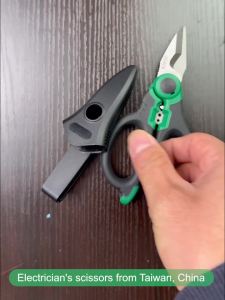 LAOA | LAOA 6" Multi-Function Electrician Pliers Wire Stripper Cutter Crimper CR-V Steel 1.5/2.5mm² AWG Cable Tool