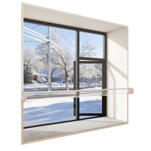 JH | Anti-cold Windproof Insulation Plastic Curtain for Windows Transparent