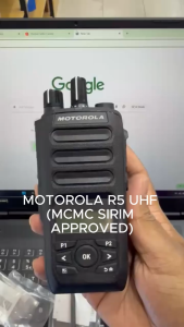 MOTOROLA WALKIE TALKIE R5 LKP VHF (MCMC SIRIM APPROVED)