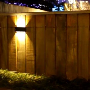 【Vinnatsu】Lampu Taman Tenaga Surya Lampu Dinding Hias Taman Pencahayaan Taman Halaman Outdoor COB Sensor Light Anti Air