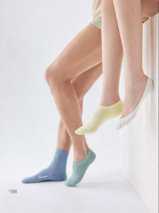 Purcotton | Cotton Antibacterial Invisible Ankle Socks