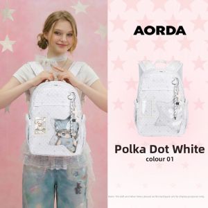 AORDA | Cute & Functional Girls Backpack Dots