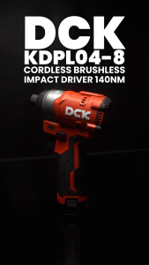 DCK KDPL04-8 Cordless Brushless Impact Driver / Mesin Obeng Baterai Brushless / Obeng Impact Baterai