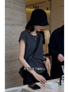 Áo Thun Tay Ngắn Mùa Hè Phong Cách Mỹ Đơn Giản Thiết Kế Vai Thường Ngày Tay Lỡ Cổ Tròn Không Có Thương Hiệu Chất Liệu Cotton