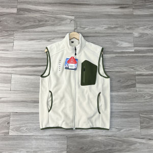 Outdoor Windproof Warm Fleece Soft Shell Vest Inner Wear Outerwear Shake Fleece Vest Standard Fit Fashion Urban Style Polyester Fiber