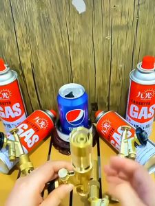 ไฟฉายแก๊สขนาดเล็ก Mini ที่เชื่อมใช้แก๊ส ไฟฉายแก๊สแกนทองแดงท่อยาวทนทานใช้กับเปลวไฟสีน้ำเงิน