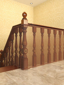 ลวดตาข่ายป้องกันการตกหล่นสำหรับบันไดเดี่ยวแบบพิเศษสำหรับเด็ก ส่วนบนและล่าง บันไดแบบมีมือจับ ตาข่ายความปลอดภัยสำหรับบ้าน ป้องกันการตกหล่นจากบalcony