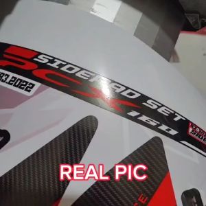 Sticker Tankpad Sidepad bawah honda PCX 160 al PCX 160 stiker PRINT & CUT