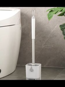 จัดส่งจากประเทศไทย แปรงขัดชักโครก ที่ขัดส้วม ได้ทั้งแขวนและตั้งไม่ต้องเจาะรูให้พนังเสียหาย 49CM ที่ขัดห้องน้ำ