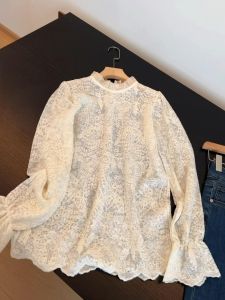 YUFUQING | Elegant Lace Long Sleeve Blouse