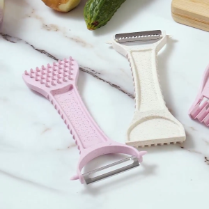 Fruit & Vegetable Peeler Stainless Steel Grater Serrated Blade Peeler Multifunctional Paring Knife Planing