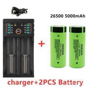 Liitokala Lii-202 Battery Charger with 26650 battery 5000mAh 3.7V 50A Li-ion rechargeable battery
