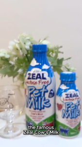 Zeal Pet Milk for Dogs & Cats | New Zealand Cows Milk Lactose Free w Taurine 380ml / 1L
