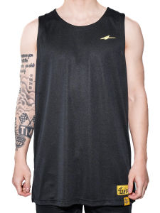 Narrow Shoulder Basketball Vest White