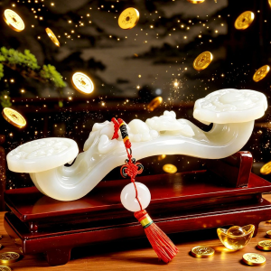 FENGSHUIGE | Prosperity Lucky White Jade Ornaments