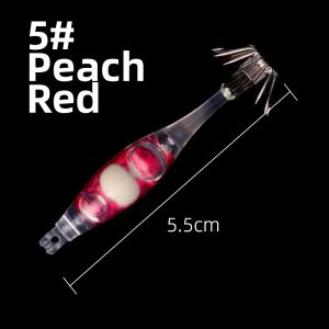 Ecooda | Glow-in-the-Dark UV Squid Hook for Night Fishing Sea Bottom Fishing 1pc