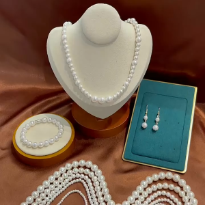 [25 Gram] Mutiara Ringan Grade A Mutiara Lubang Sintetis Ringan 4mm 6mm 8mm 10mm 12mm 14mm