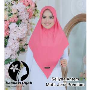 SELLYNA ANTEM hijab instan - jersy premium - KASUARI hijab