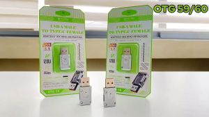 BAVIN O59 120W OTG Adapter for Data Transfer & Fast Charging USB to Type-C USB 3.1 10Gbps Speed for Tablets/Smartphones