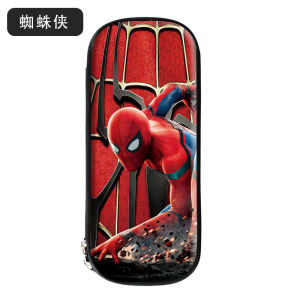 กระเป๋าใส่ปากกา 3D ความจุขนาดใหญ่ 2 ชั้น ลายการ์ตูน หนังสือเรียนสำหรับนักเรียนประถมศึกษา กระเป๋าใส่ปากกาสตีลแมน