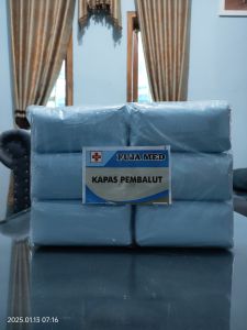 kapas medis/kapas pembalut jenazah/kapas putih super premium 100gram 12 pic