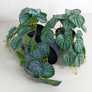 Azgalery PBP39: Tanaman Hias Plastik Pot Bunga Pajangan Dekorasi Artificial Ruangan