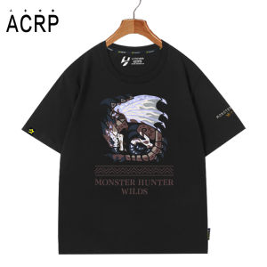 Game Merch Combed Cotton T-Shirt Short-sleeved