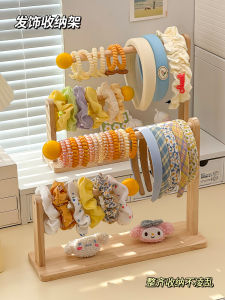 Wooden Shark Clip Jewelry Display Stand Childrens Hair Accessories Hair Bands Hair Clips Organizer Storage Solution