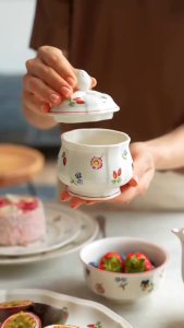 Bộ Bát Đĩa Ấm Trà Sứ Cao Cấp Petite Fleur Villeroy & Boch Dùng Được Máy Rửa Chén - Hàng Chính Hãng Nhập Khẩu Tại Đức