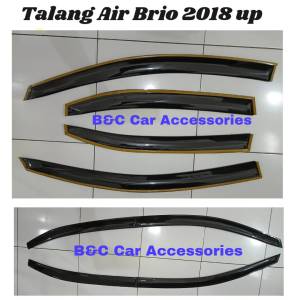 Talang Air/Side Visor All New Honda Brio 2018-2024 Slim Super Premium