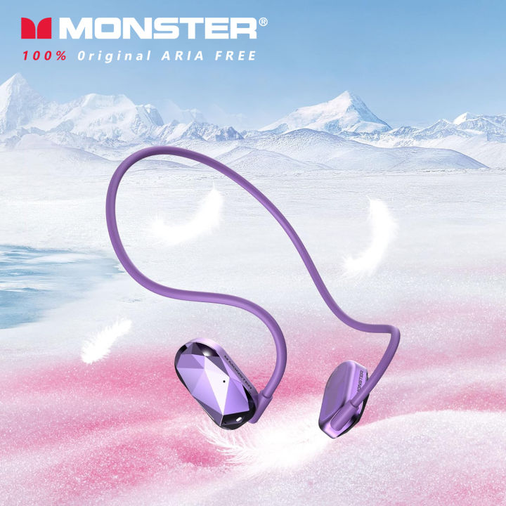 Monster Aria Free Open Air Conduction Wireless Bluetooth 53 Headset Surround Sound Motion Bone 3663