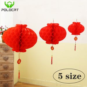 Polocat 1/10pcs 2024 New Years Day Decoration Glass Ornament Lantern Window Ornament Lantern Spring Festival Spring Festival Lantern DIY Mobile New Year Decoration (In stock)