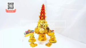 Tháp Tỏi Ông Địa Đậu Ngũ Sắc Đại Cát Đại Lợi - TỎI CÁT TƯỜNG