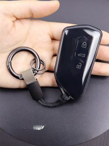 Ultra-Thin Full-Coverage Transparent Key Cover for Volkswagen Tiguan L pro 2024-2026 Models Custom-Made Car Key Shell Holder