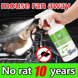 10 Years No Rats🐭 BY Rat off spray Rat Repellent Penghalau tikus Spray tikus Natural Non-toxic Get rid of rats in car engine/home interior warehouses 500ml rat poison Rat repellent spray Semburan penghalau tikus Anti rat spray Racun tikus spray
