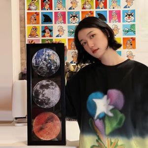 Botop Paper Puzzle Planet Series Container Mini Puzzle 160 Pieces Educational Stress Relief High Quality Cartoon Anime Pattern