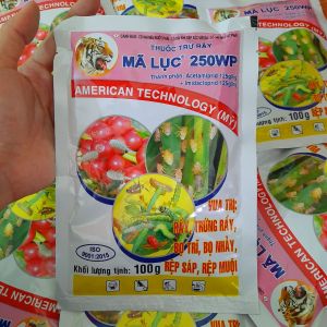 MÃ LỤC 250WP (gói 100g) DIỆT TRỪ RẦY TRỨNG RẦY BỌ TRĨ BỌ NHẢY RỆP SÁP RỆP MUỘI