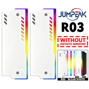 Jumpeak ARGB Đồng Bộ Mô-đun Bộ Nhớ Tản Nhiệt Cho DDR4 DDR5 5V RGB RAM Cooler Nhôm Tản Nhiệt Với Shim Armor Vỏ Bao Da