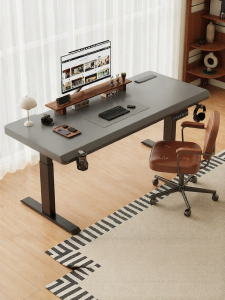 Electric Adjustable Solid Wood Desk