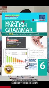 Learning+ English Grammar Workbook 1 - 6 | Skill-based | Primary English School Assessment Books - SAP