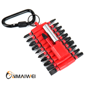 22 Pcs Impact Screwdriver Bits Set with Organizer Sleeve Magnetic S2 Steel Multi Driver Bits and 1Pc Bit Holder