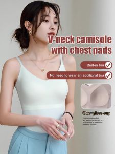 Black Summer Outerwear Camisole Tank Top Women Inner Tops